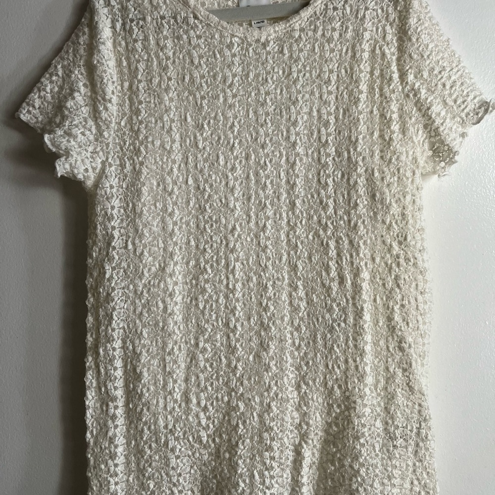 Elegant White Lace Top